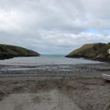 The beach not far from the cottage